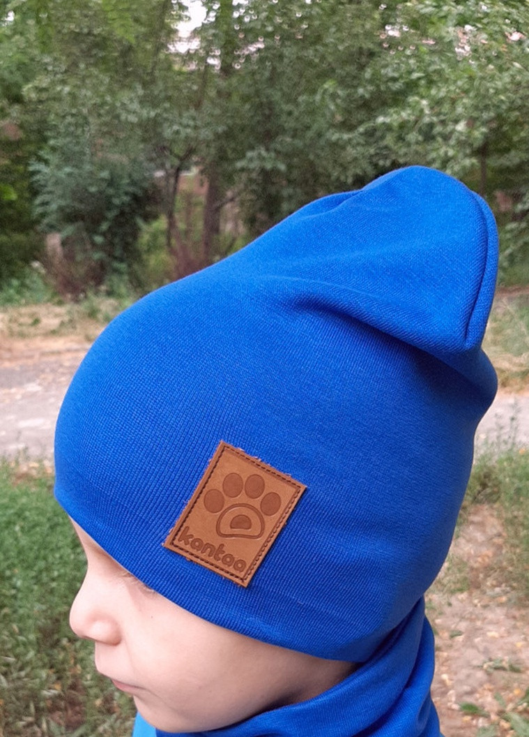 Дитяча шапка з хомутом КАНТА розмір 48-52, блакитний (OC-138) Канта (212242437)