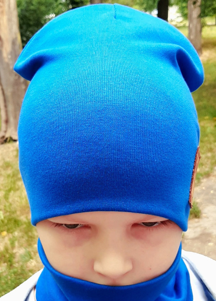 Дитяча шапка з хомутом КАНТА розмір 48-52, блакитний (OC-138) Канта (212242437)