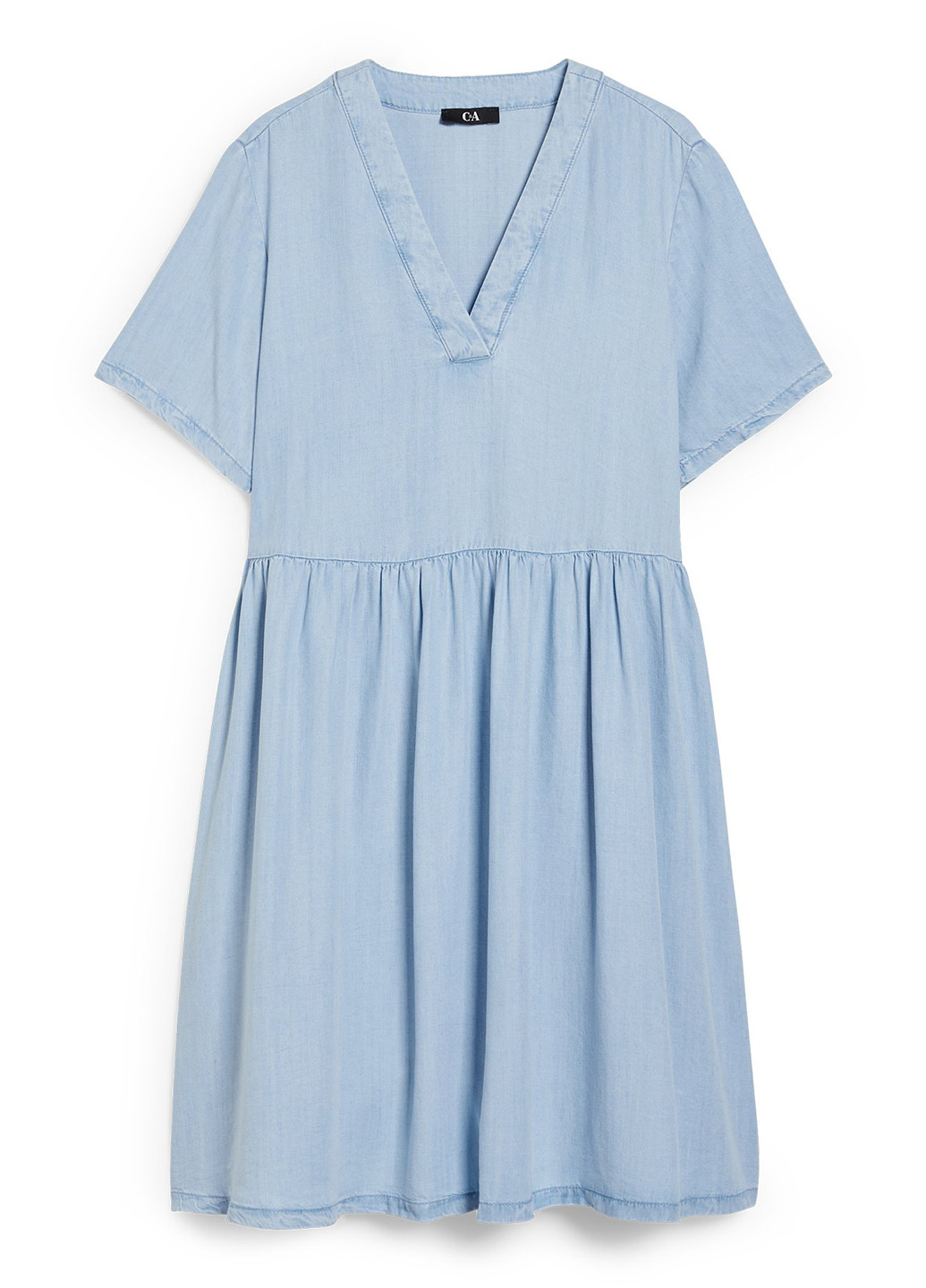 Блакитна кежуал сукня а-силует C&A однотонна