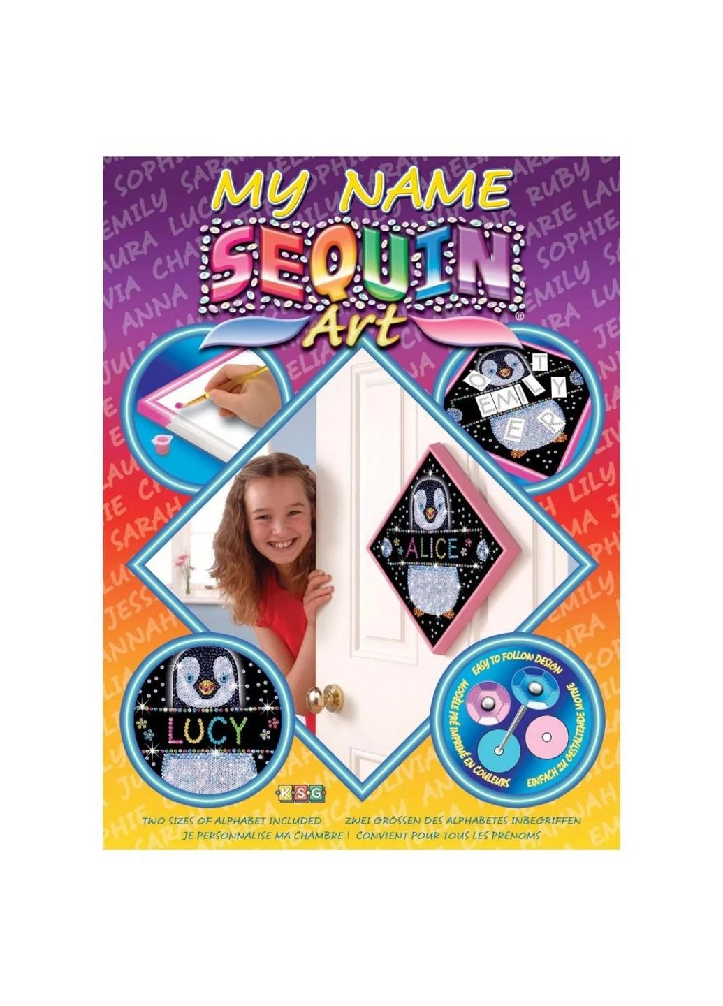 Набір для творчості MY NAME Penguin (SA1206) Sequin Art (249608605)