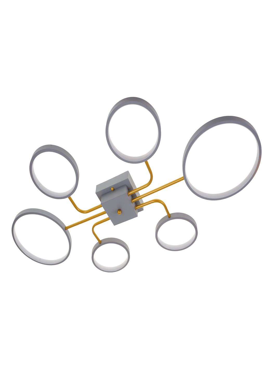 Світлодіодна люстра BR-01 640C/6 LED 40W WW+NW+CW GY Brille (251891737)