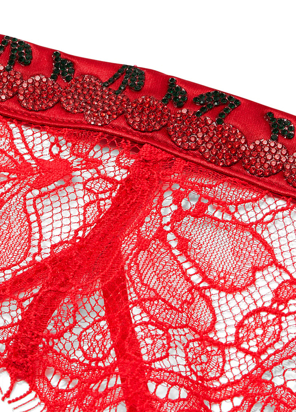 Червоний демісезонний комплект (бюстгалтер, пояс, панчохи, трусики) Victoria's Secret