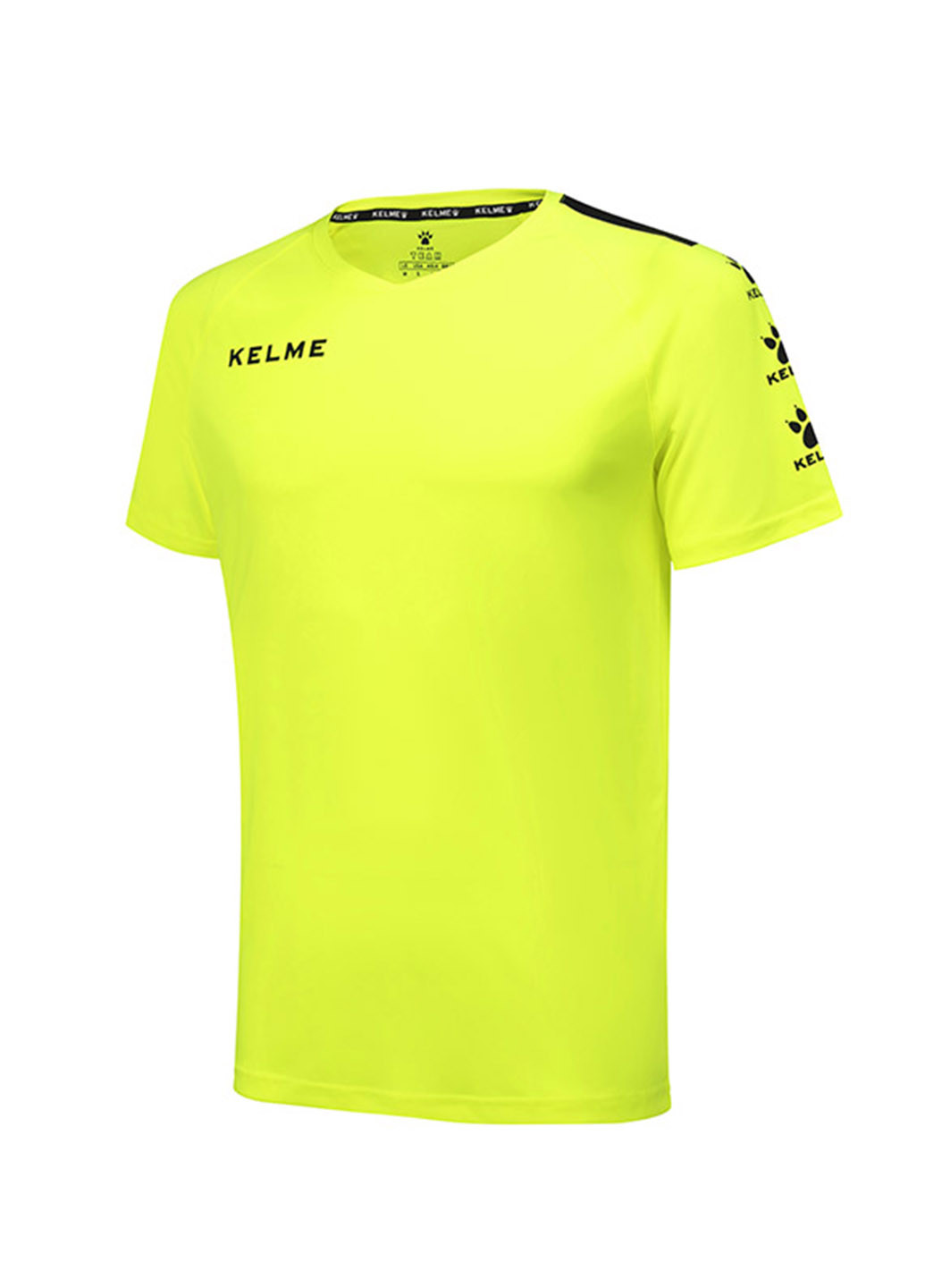 Кислотно-зеленая футболка Kelme