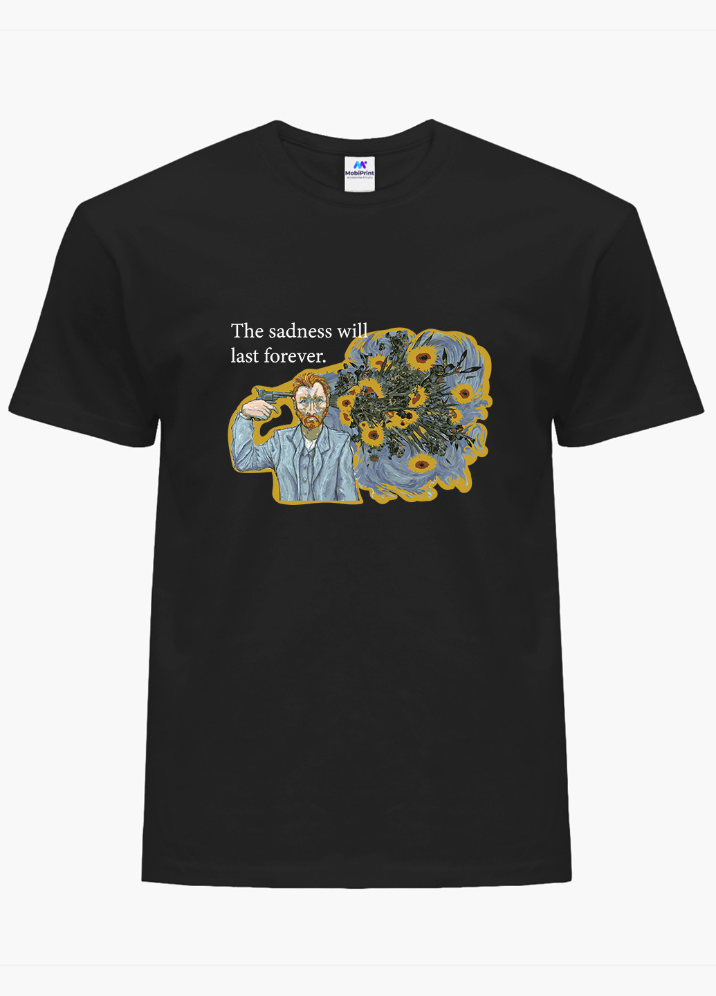 Футболка женская Винсент Ван Гог (Vincent van Gogh) (8976-2955) XXL MobiPrint - (227212228)