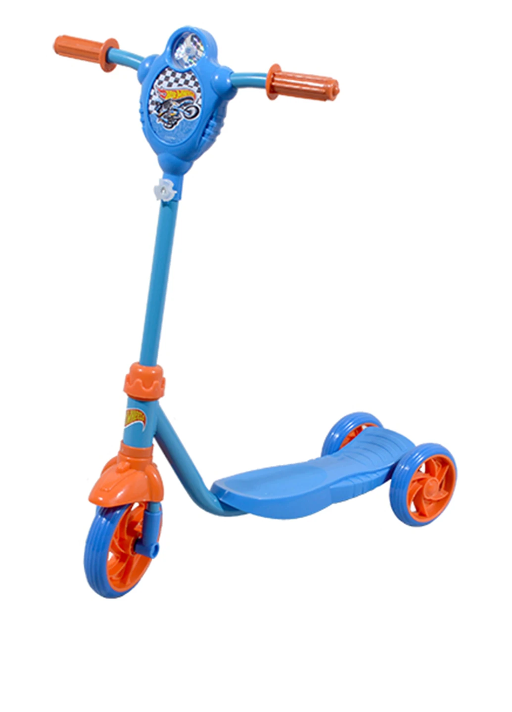 Скутер детский лицензионный - hot wheels (3-х колесный, пропеллер) Лицензионные скутеры (15582720)
