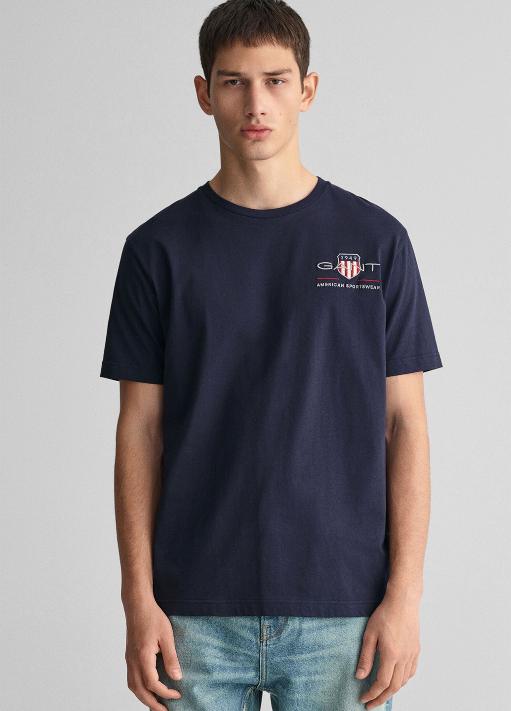 Темно-синя футболка Gant