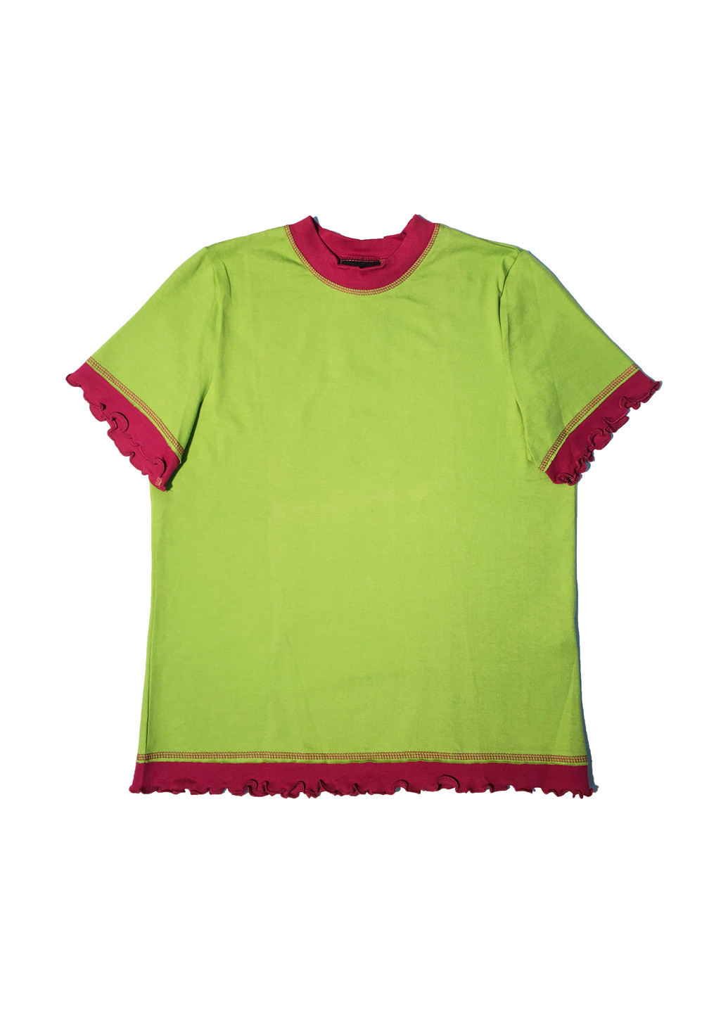 Салатовая летняя футболка Piccolo L