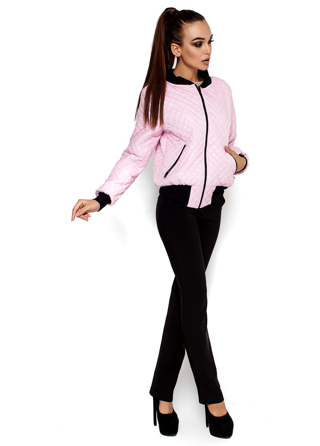 Розовая демисезонная куртка Karree