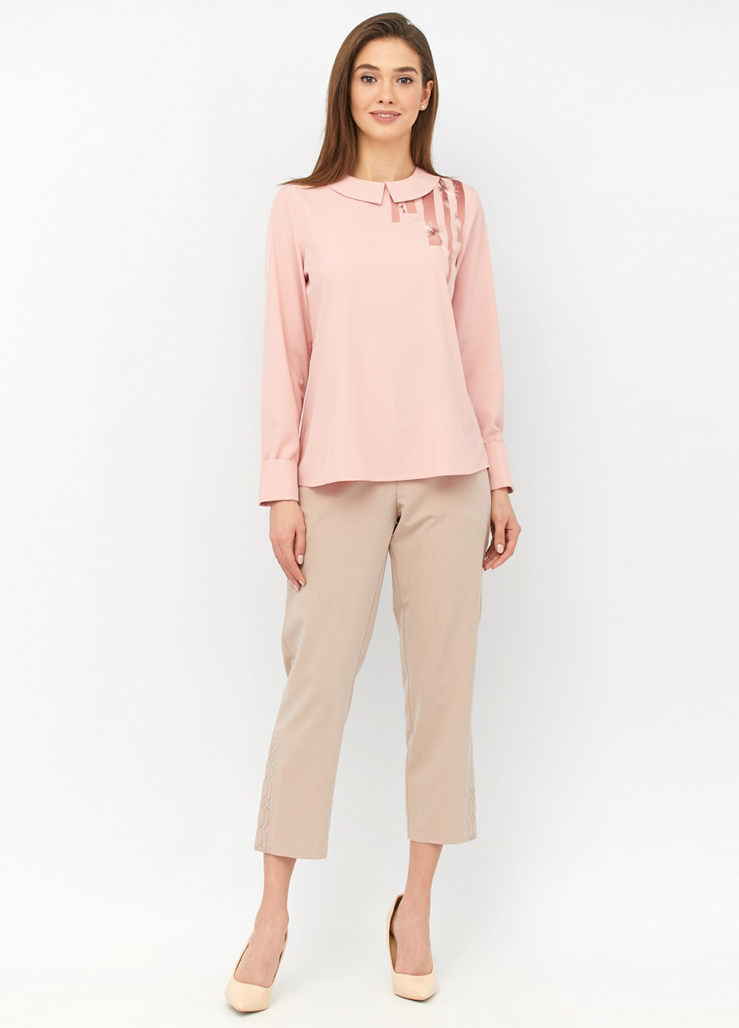 Світло-рожева демісезонна блуза RicaMare