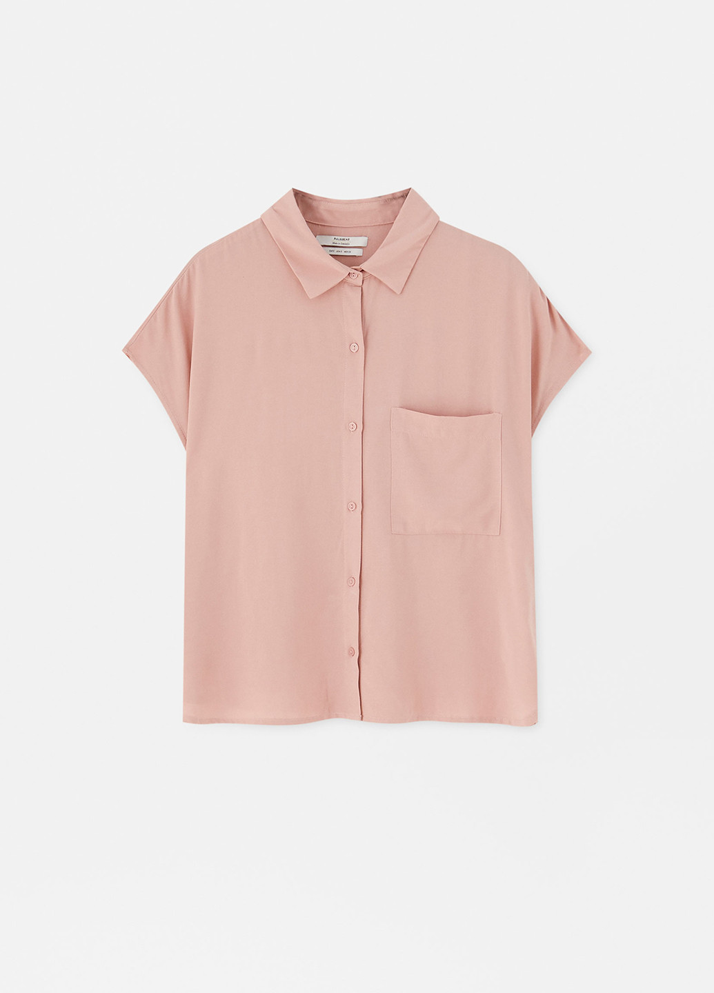 Рожева літня блузка Pull & Bear