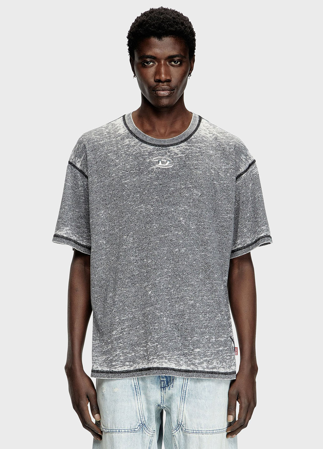 Сіра футболка Diesel