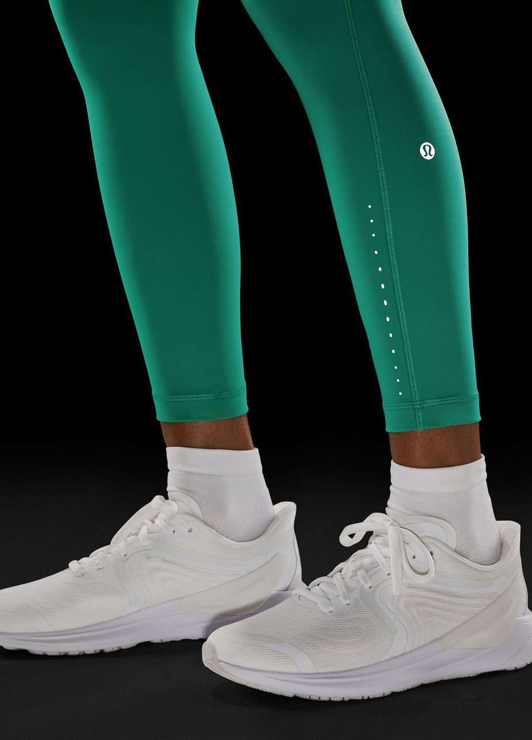 Мятные демисезонные леггинсы Lululemon Athletica