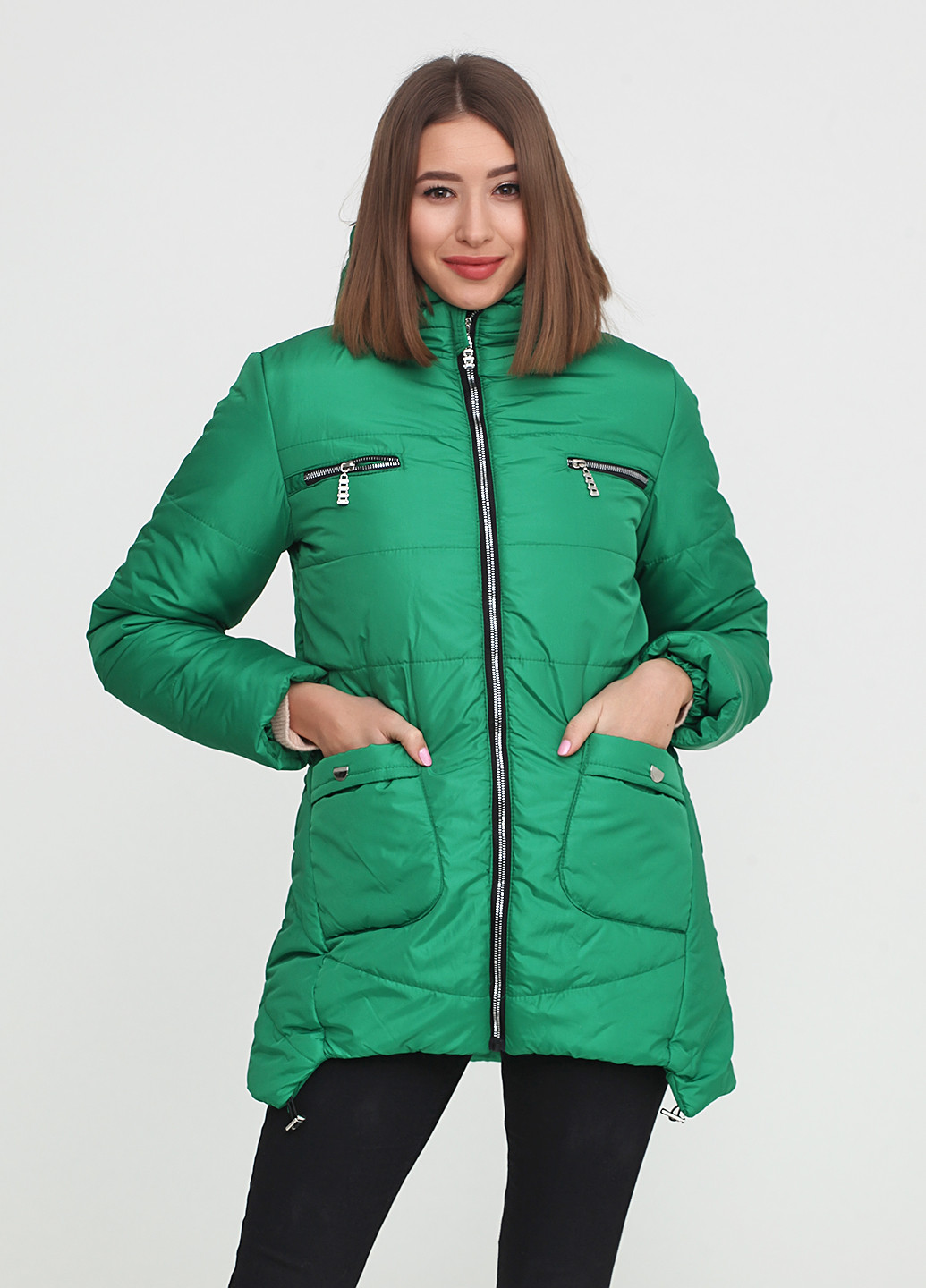 Зеленая зимняя куртка Ellis