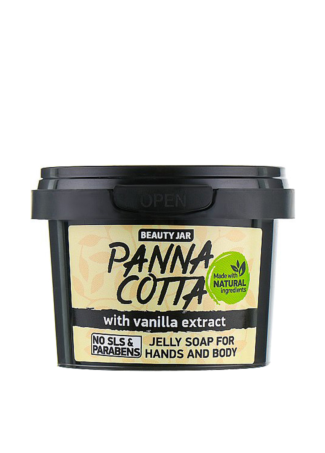 Мильне желе для рук і тіла Panna Cotta, 130 г Beauty Jar (182427259)