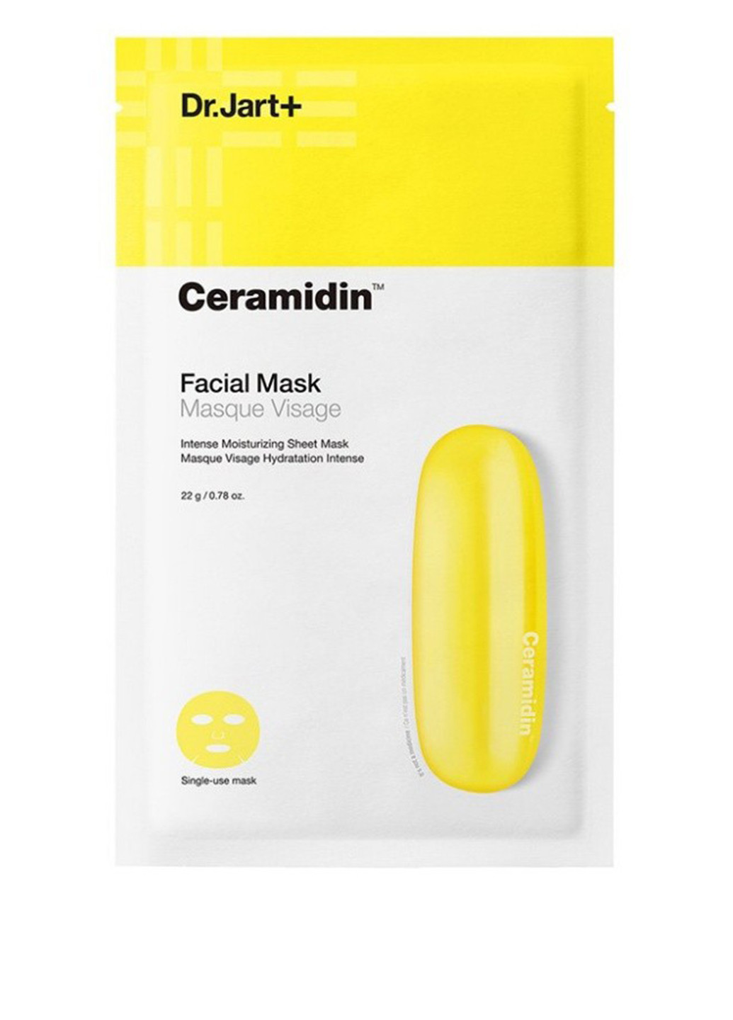 Маска увлажняющая Ceramidin Facial Mask, 22 мл Dr. Jart+ (184326260)