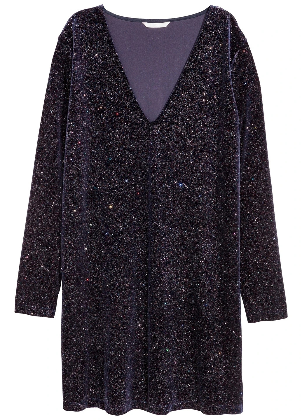 Синя кежуал сукня кльош H&M однотонна