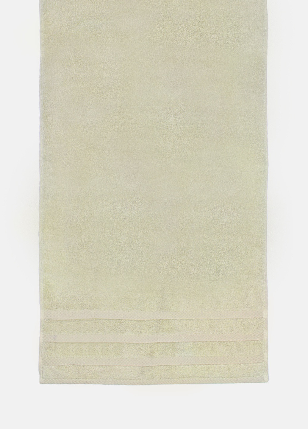 Полотенце махровое Oslo MicroCotton, жаккардовое, с бордюром, кремовое, размер 70x140 см Bulgaria-Tex бежевый