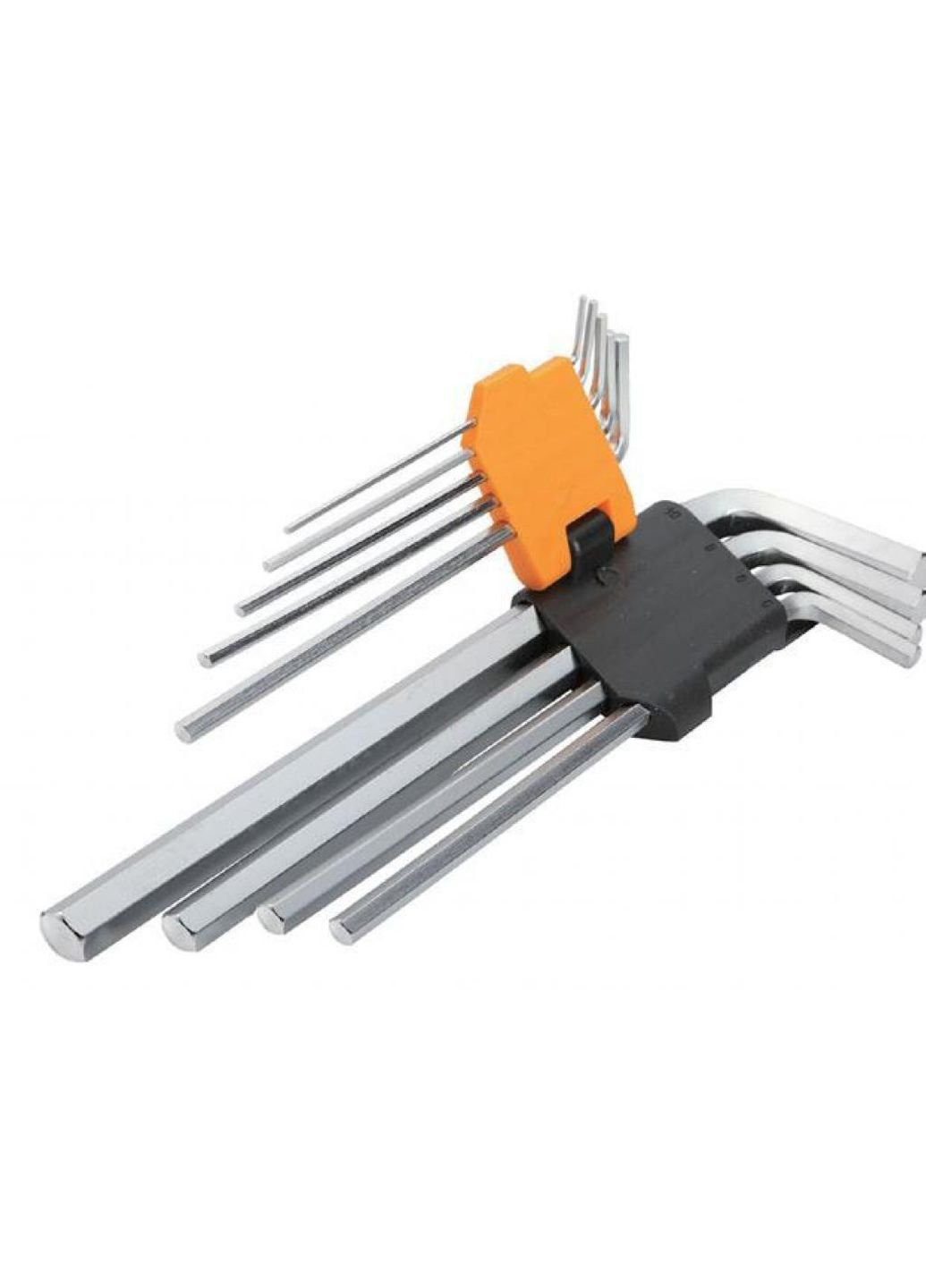 Набор инструментов удлиненных шестигранных ключей 9 шт 1.5-10 мм (20049) Tolsen (252410101)