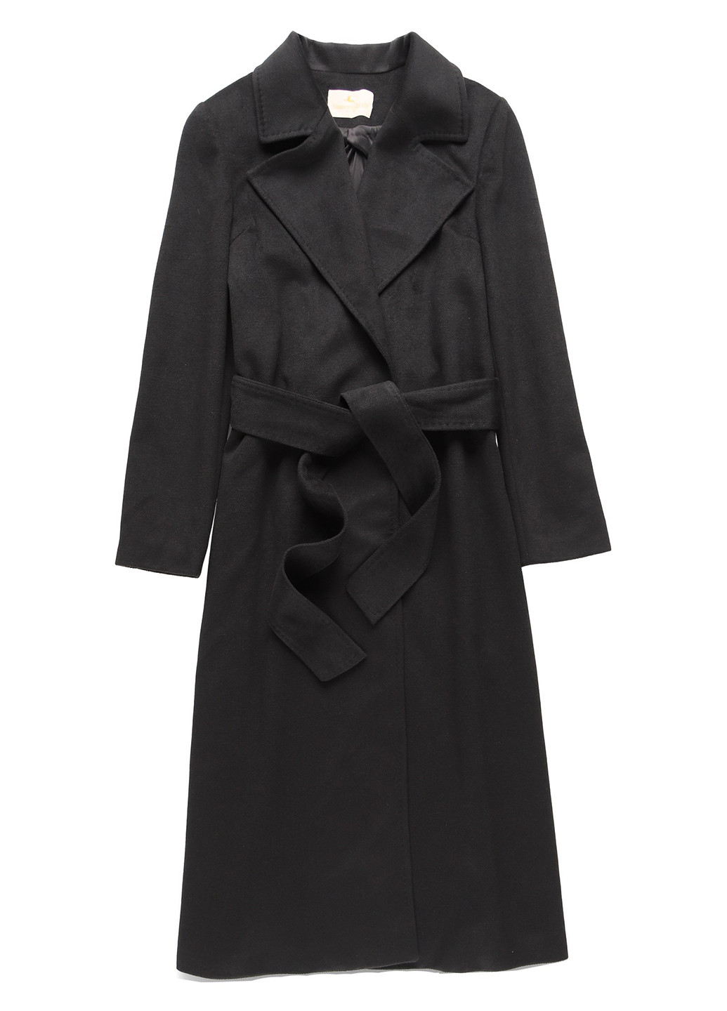 Черное демисезонное Пальто однобортное Nazarenogabrielli