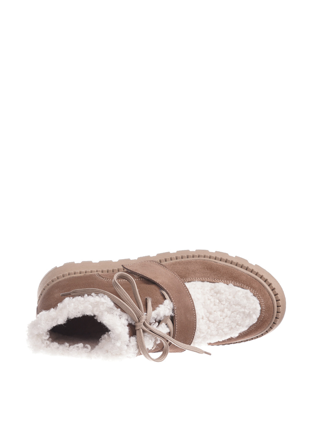 Зимние ботинки Камея с мехом из натуральной замши