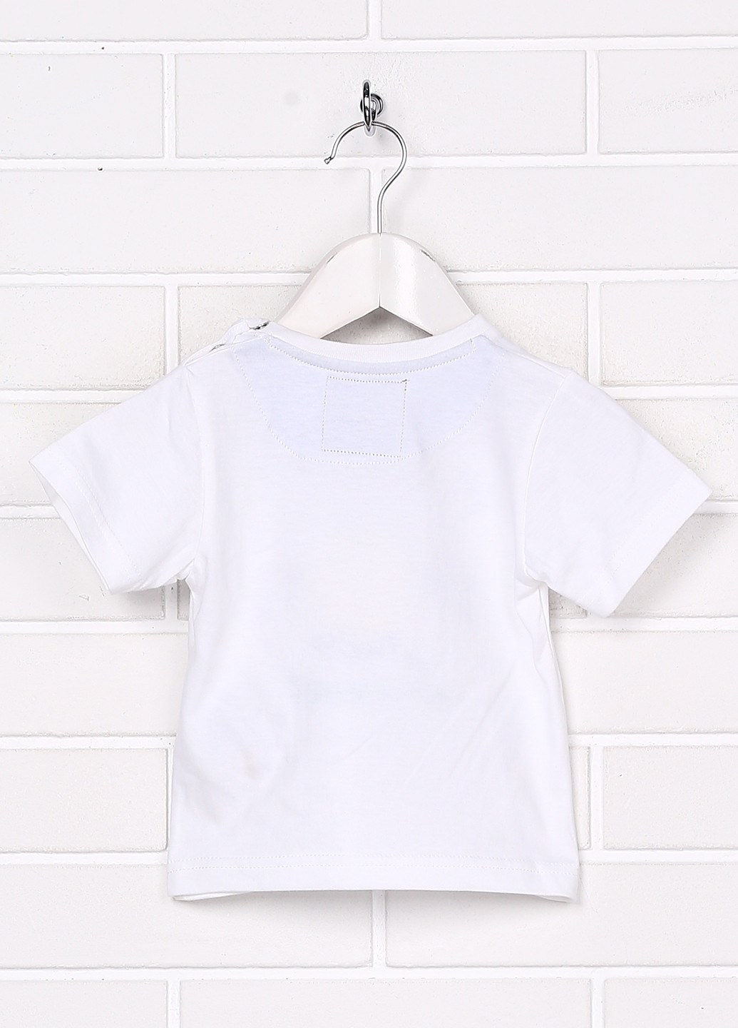 Белая летняя футболка с коротким рукавом Mayoral