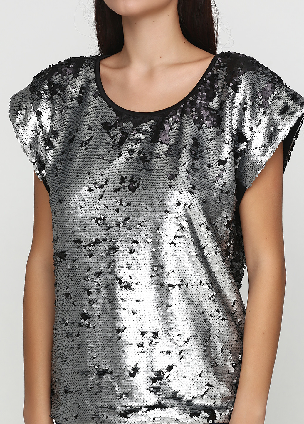 Срібляста літня блуза Karen by Simonsen