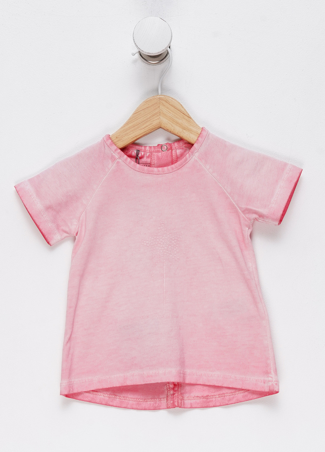 Розовая летняя футболка Bellybutton