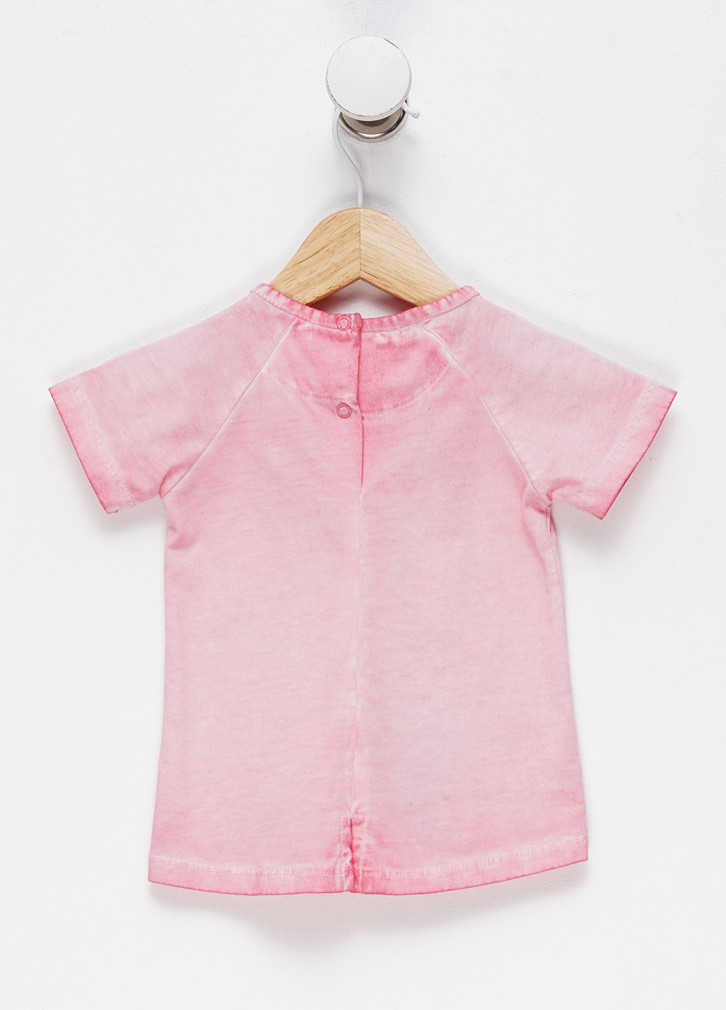 Розовая летняя футболка Bellybutton