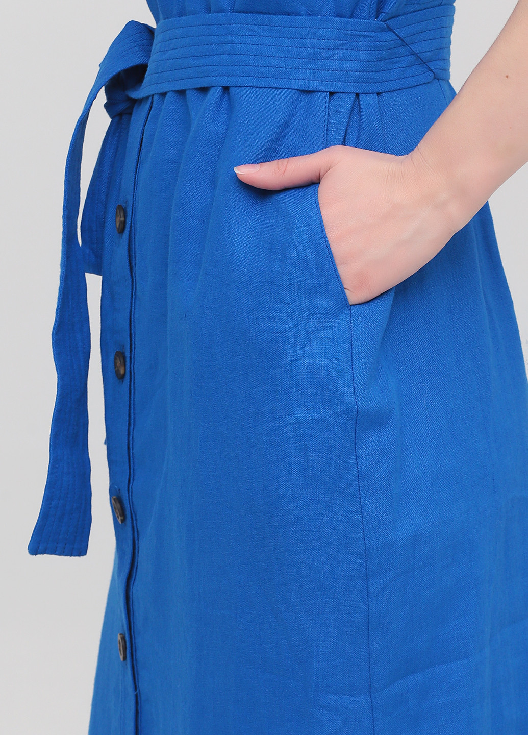 Синее кэжуал платье Boden однотонное