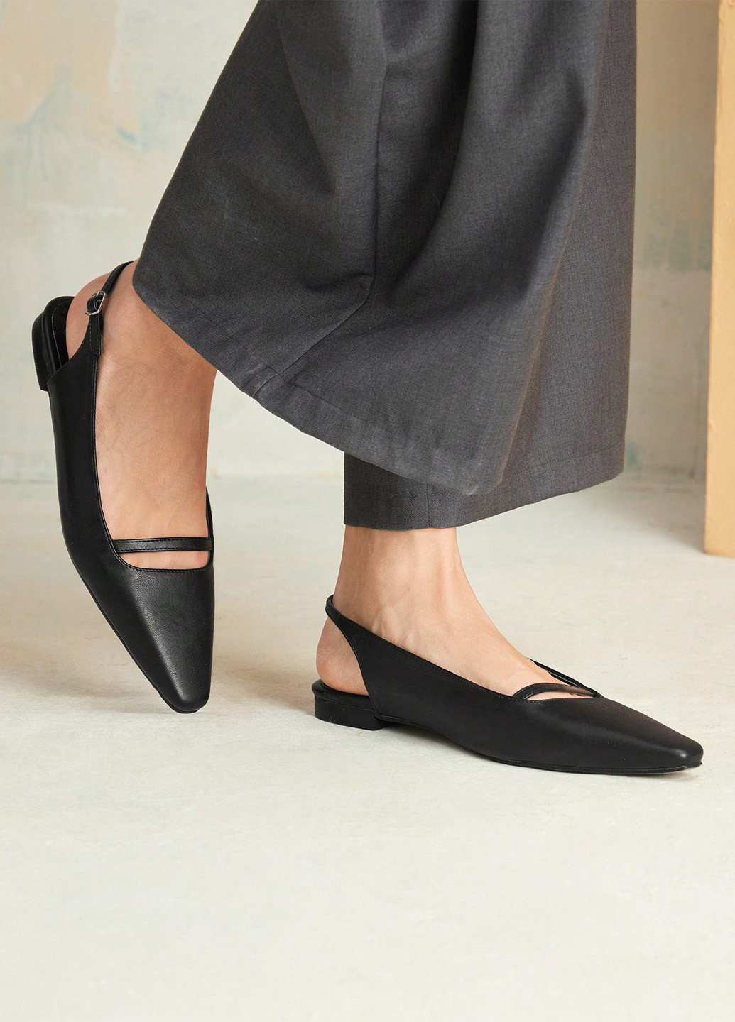 SHEIN Туфли черный з искусственная кожа, китай — демисезон (341484543)