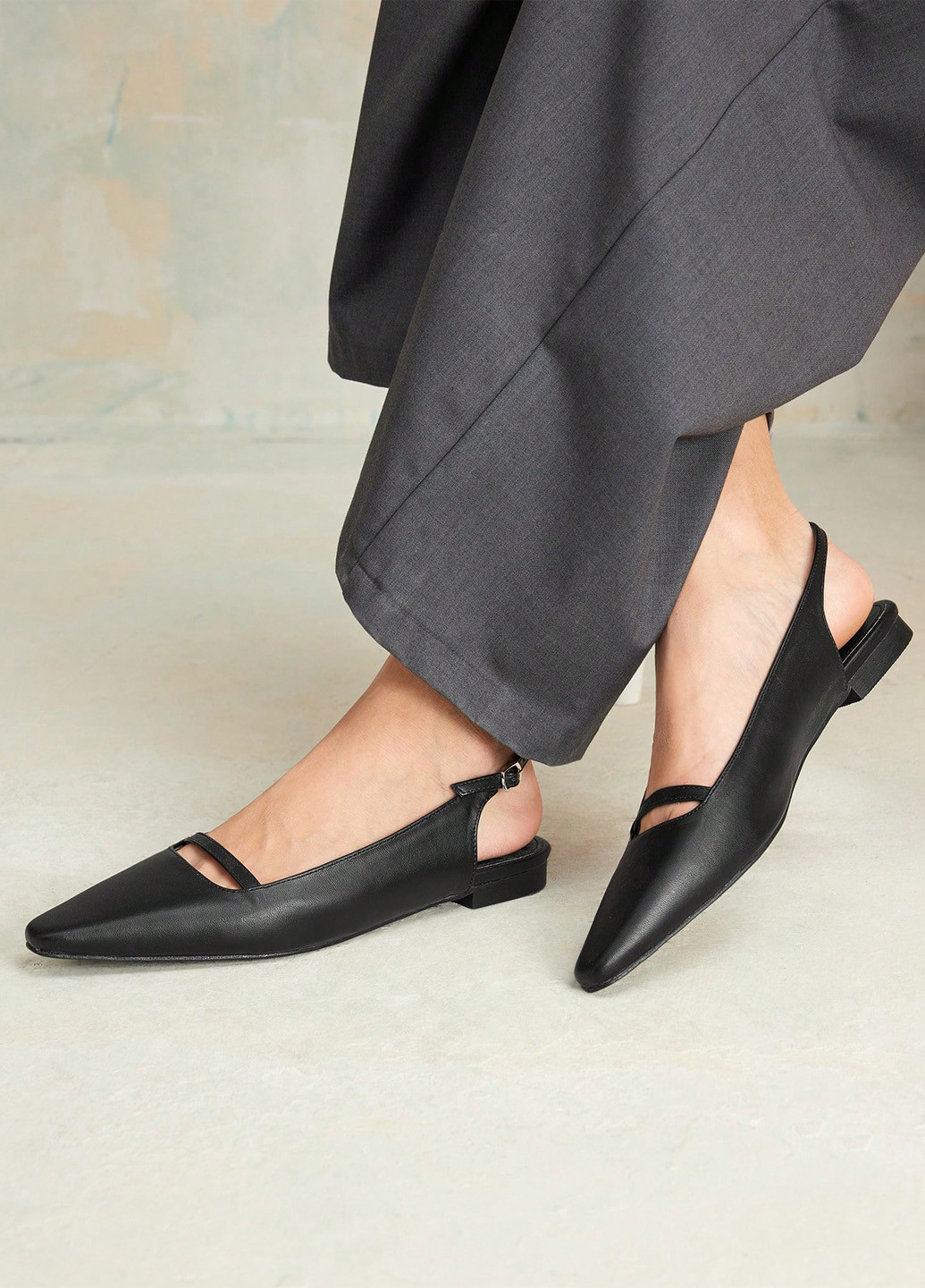 SHEIN Туфли черный з искусственная кожа, китай — демисезон (341484543)