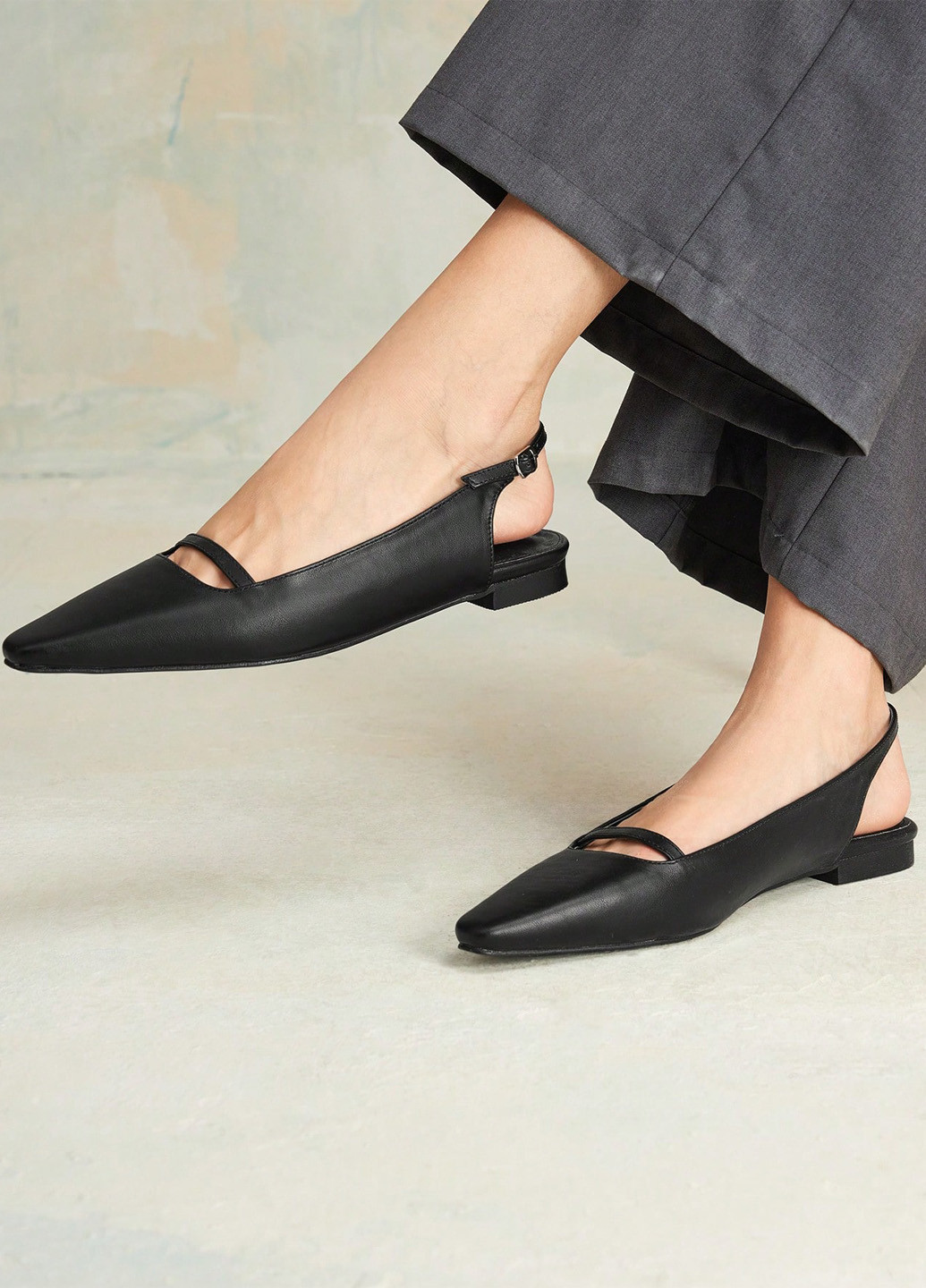 SHEIN Туфли черный з искусственная кожа, китай — демисезон (341484543)