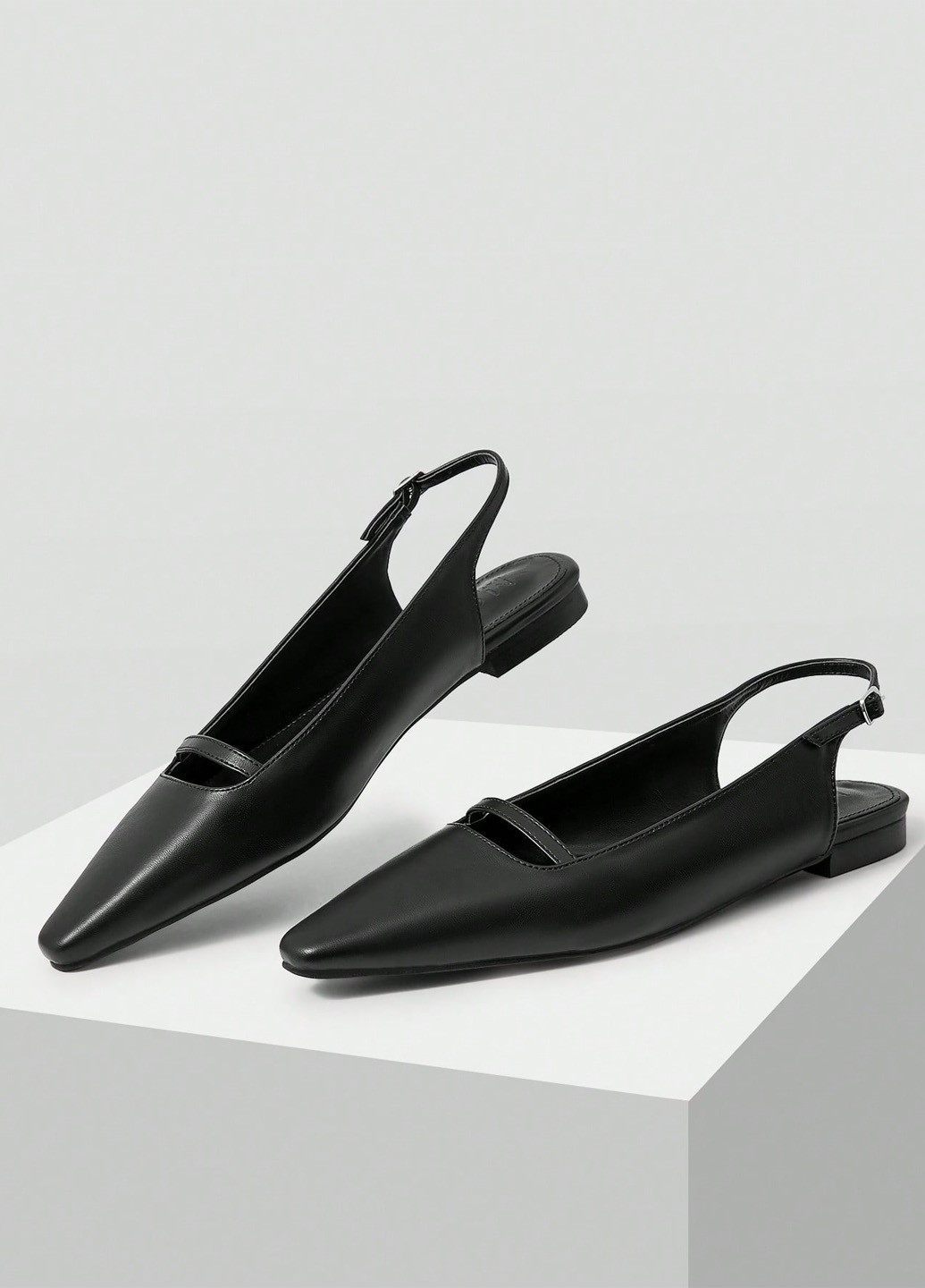 SHEIN Туфли черный з искусственная кожа, китай — демисезон (341484543)