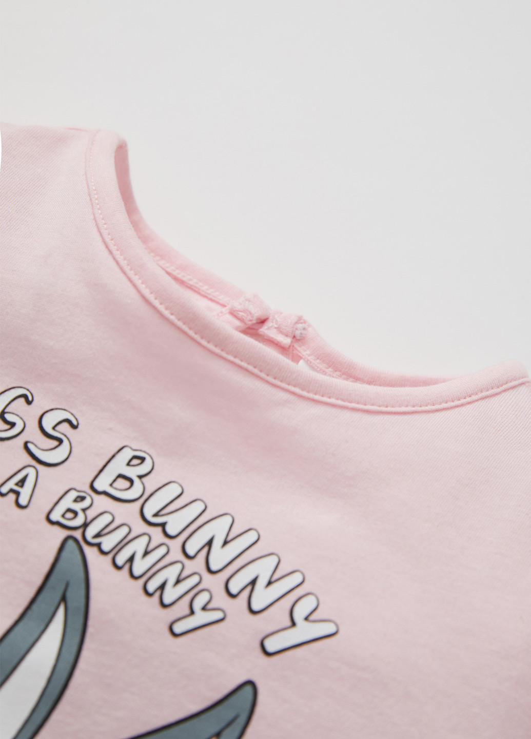 Светло-розовая всесезон looney tunes футболка + шорты DeFacto Пижама