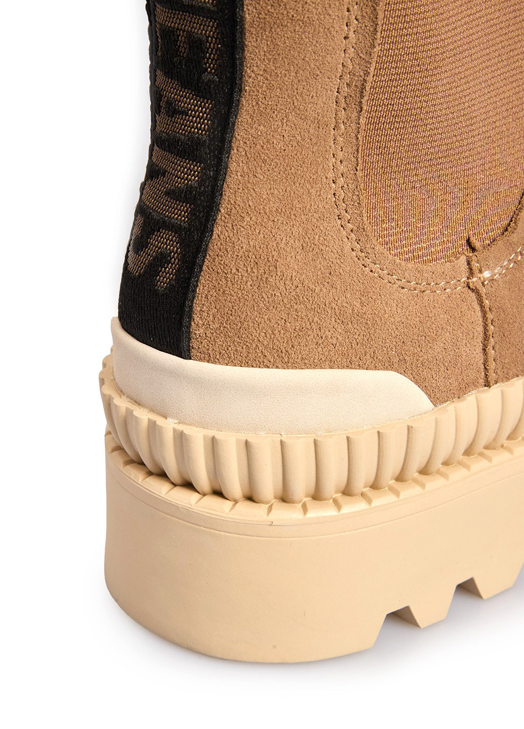 Зимние ботинки челси Pepe Jeans без декора из натуральной замши, тканевые