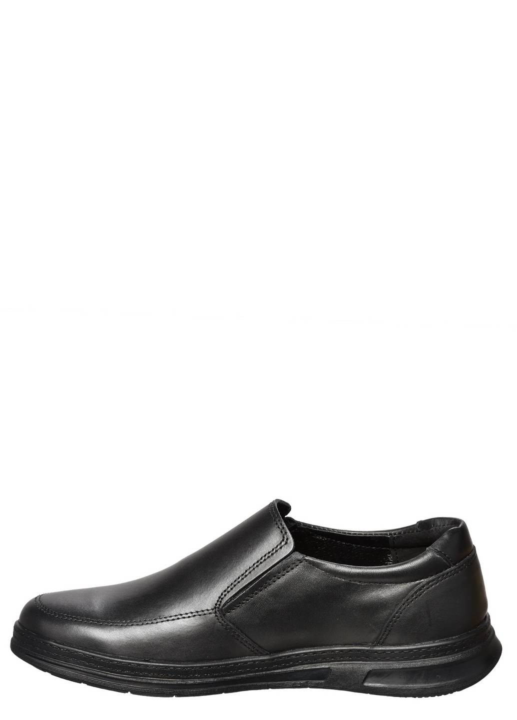 Черные туфли мужские Casual без шнурков