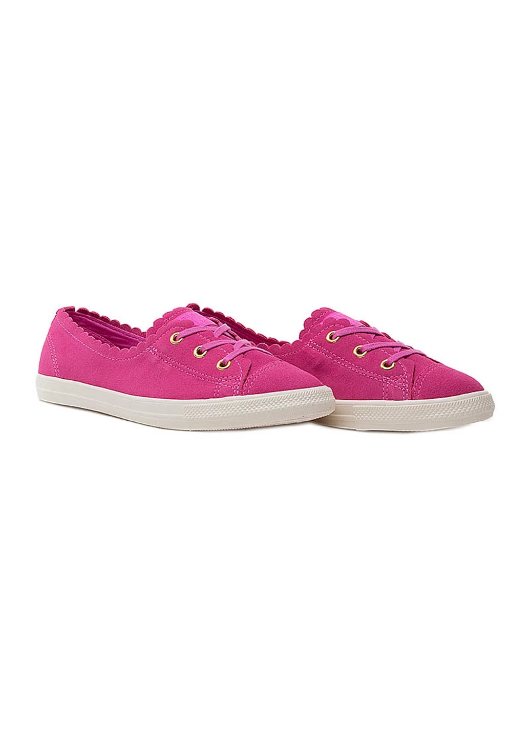 Рожеві кеди ctas ballet lace ox active fuschia/ Converse