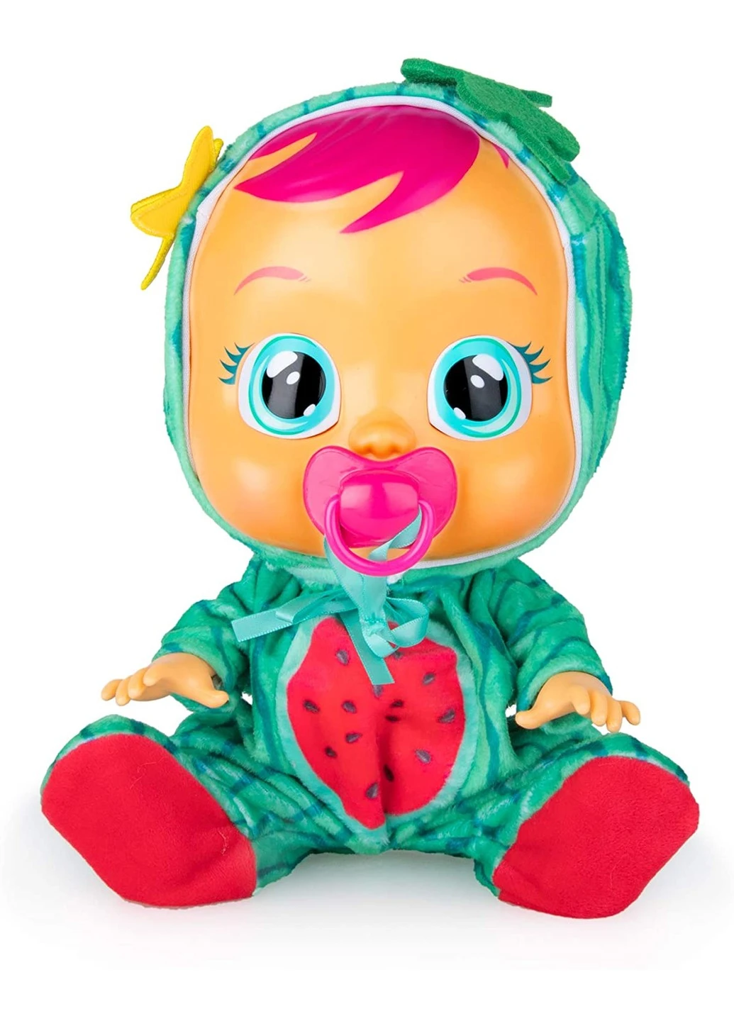 Интерактивная кукла Cry Babies Tutti Frutti Mel Плакса Мел с ароматом арбуза (93805) IMC Toys (255254265)