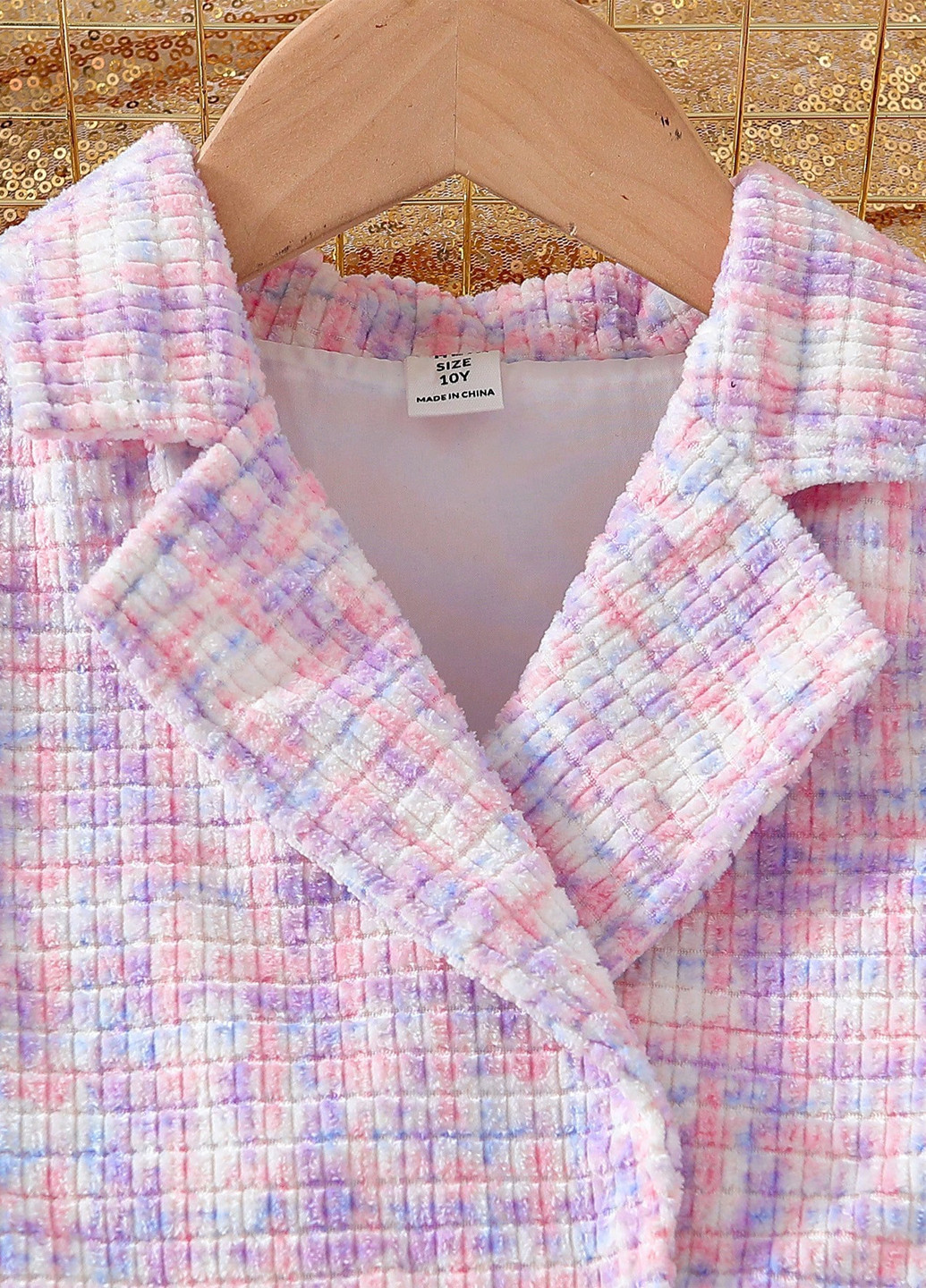 Розовый демисезонный костюм (жакет, юбка) юбочный SHEIN