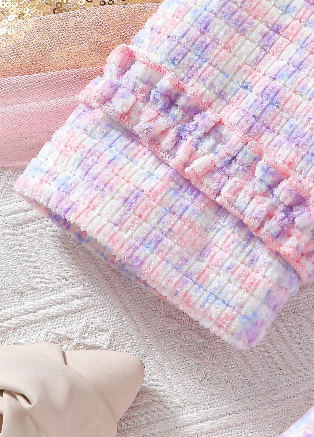 Розовый демисезонный костюм (жакет, юбка) юбочный SHEIN