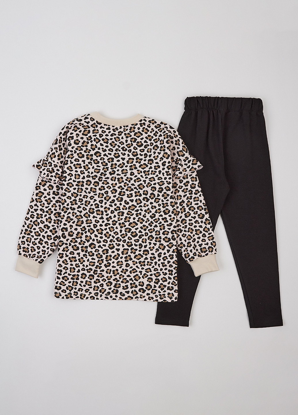 Коричневий демісезонний комплект (світшот, штани) dexter's