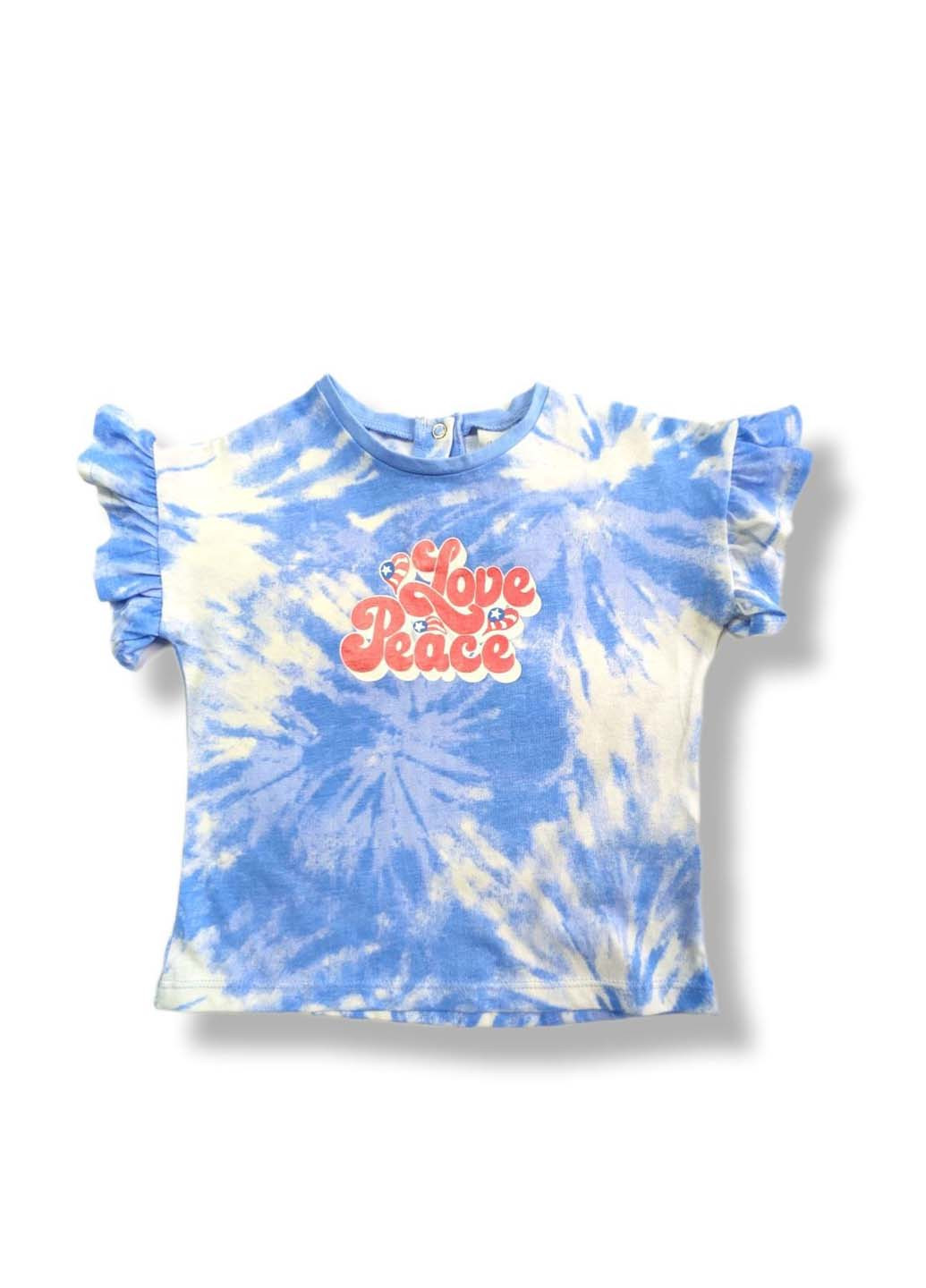 Голубая летняя футболка H&M