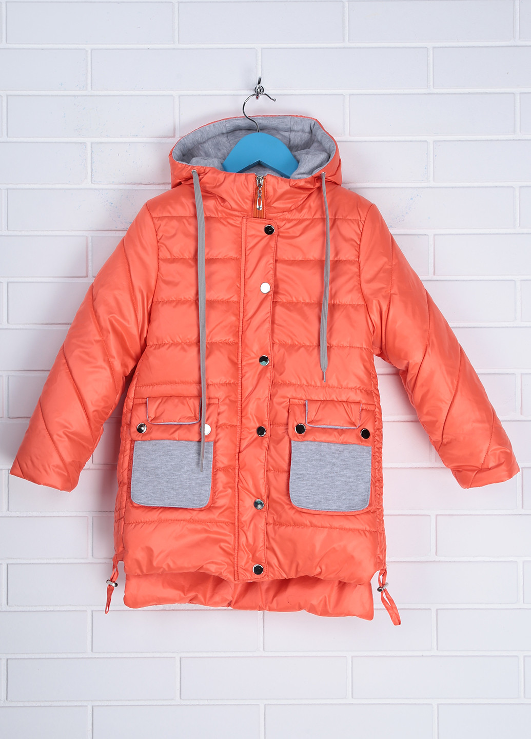 Оранжевая зимняя куртка New Mark