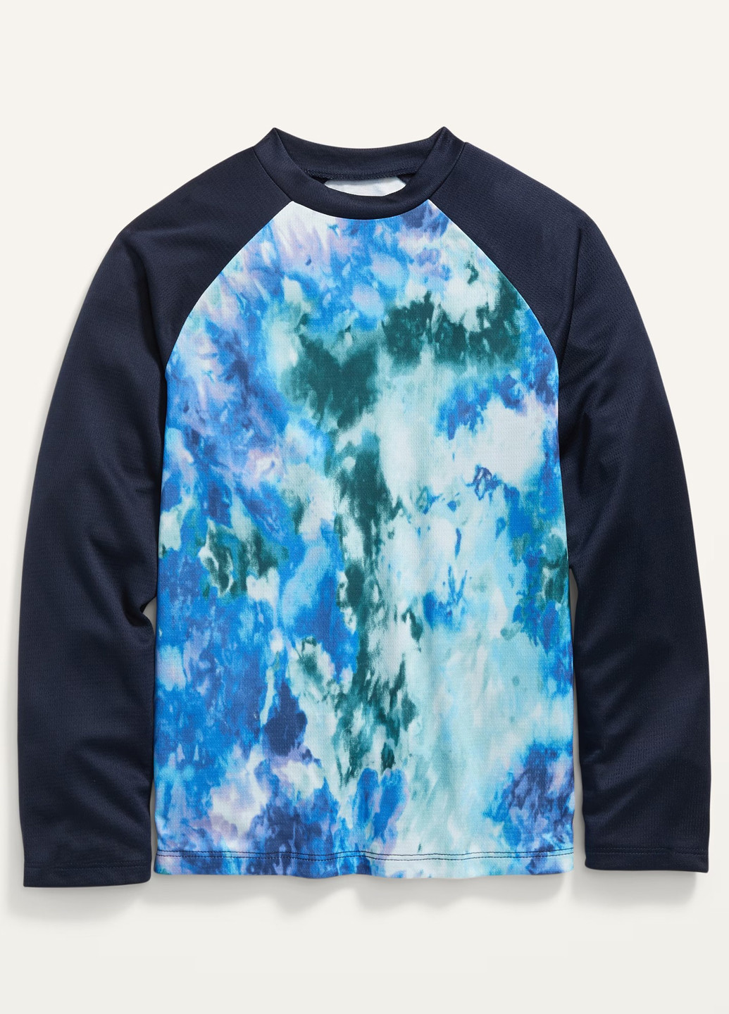 Синий демисезонный кэжуал лонгслив Old Navy с градиентным узором