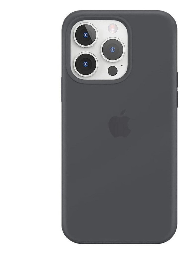 Силиконовый Чехол Накладка Silicone Case для iPhone 13 Pro Max Dark Grey No Brand (254091263)