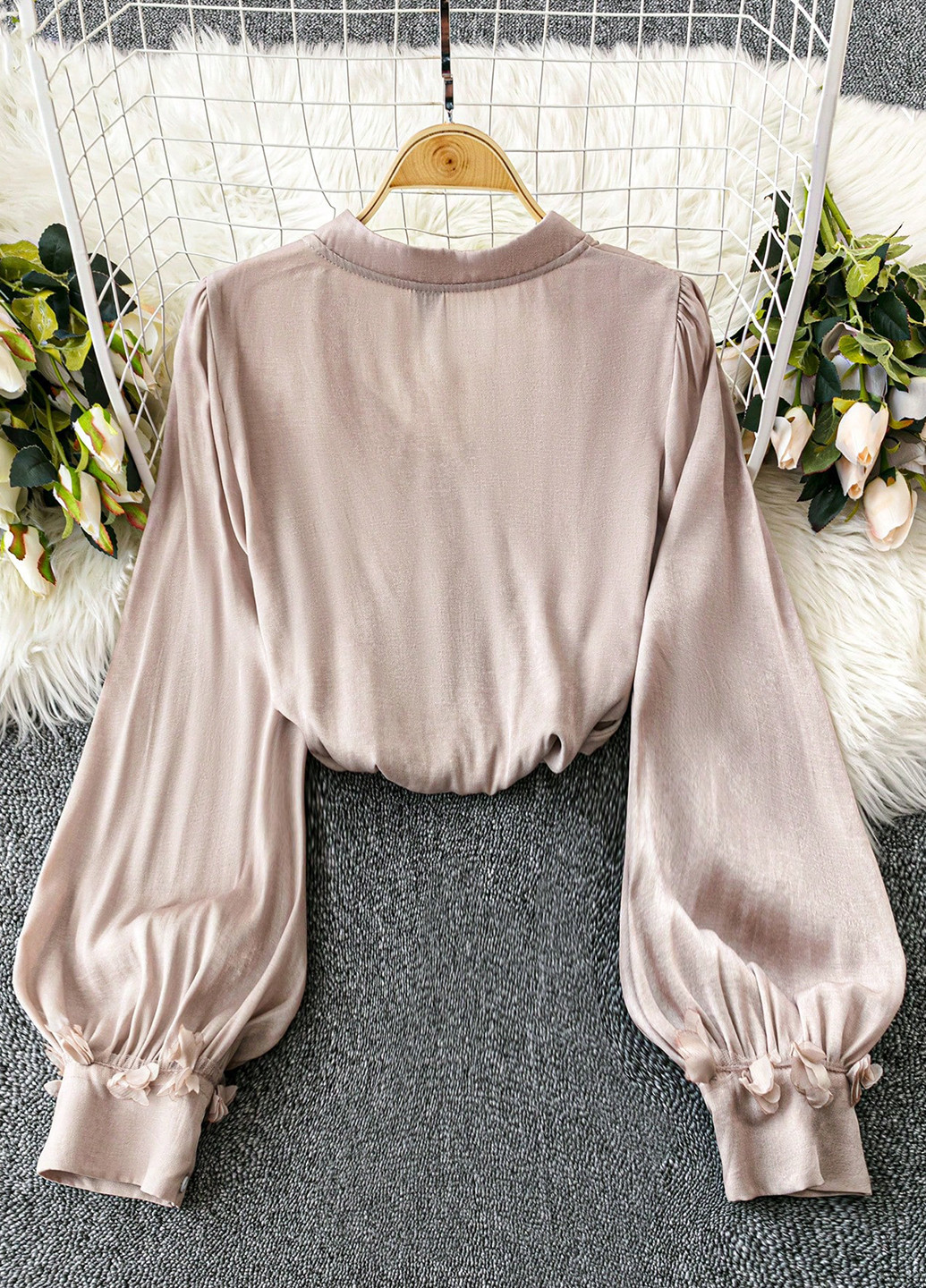 Бежева блуза SHEIN