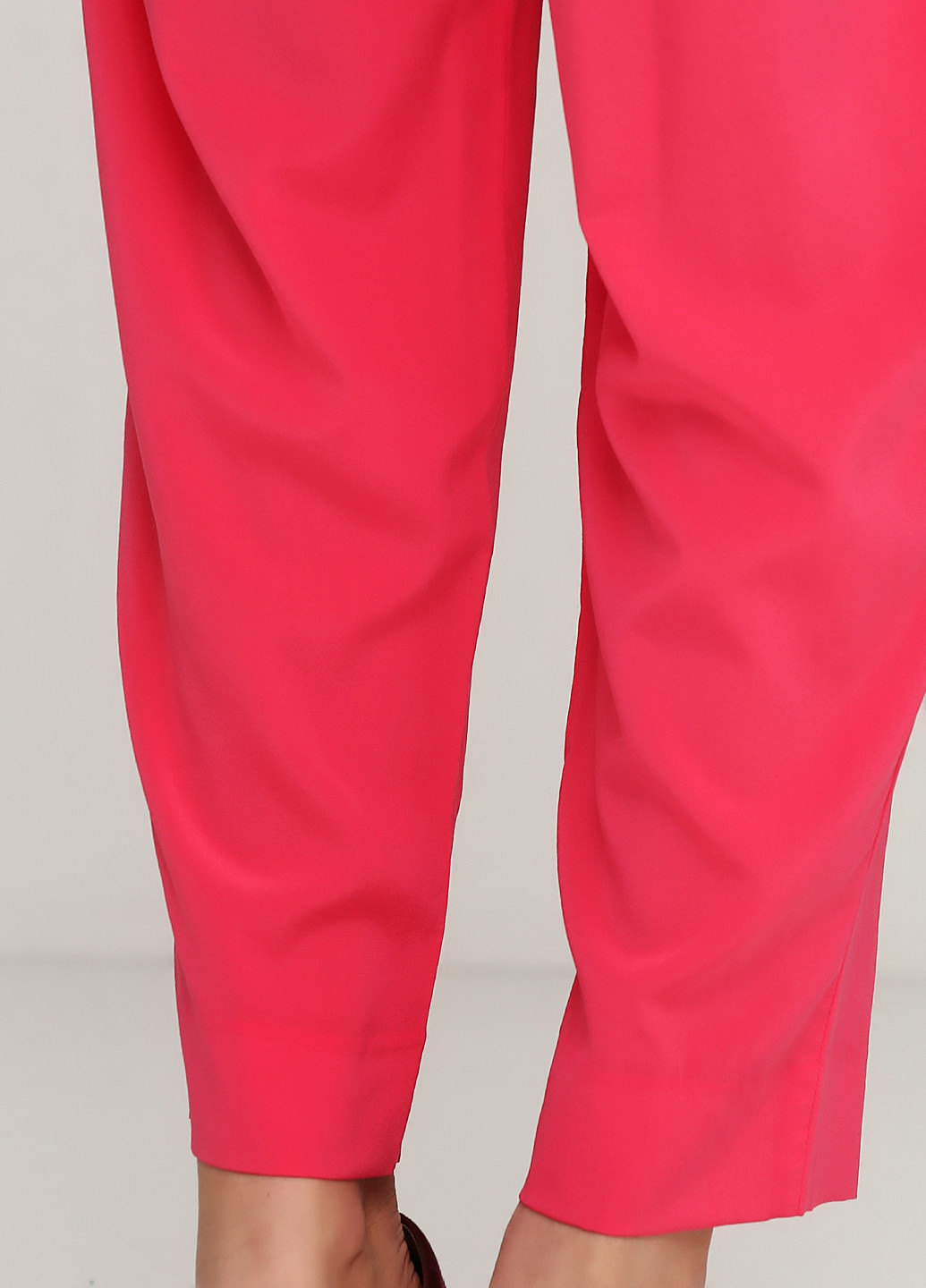 Малиновые кэжуал летние прямые брюки DKNY