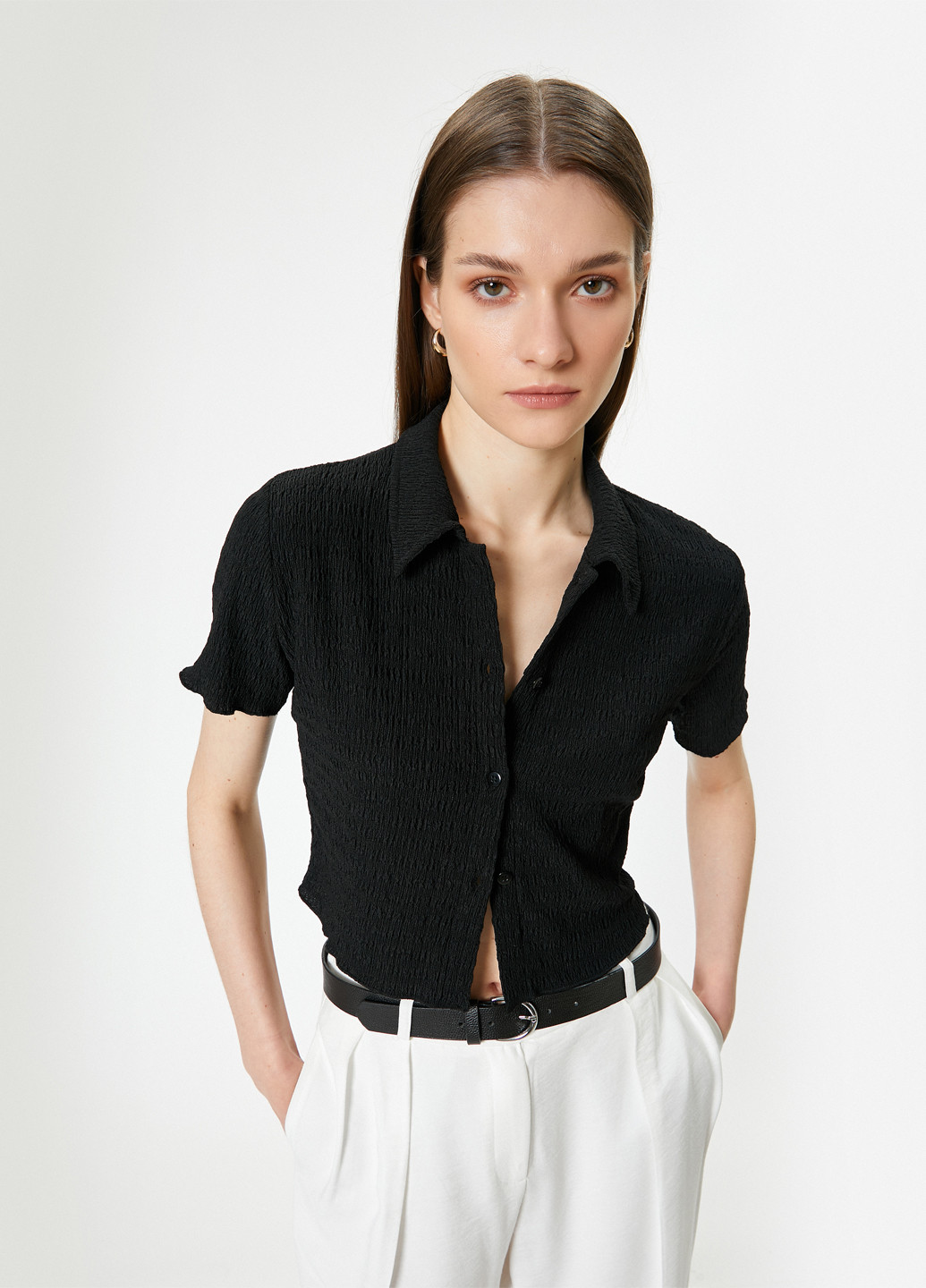 Чорна блуза KOTON