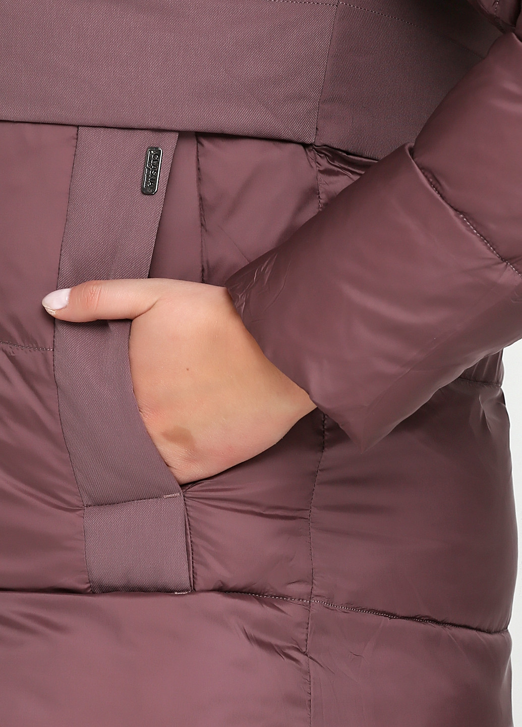 Бледно-фиолетовая зимняя куртка Clasna