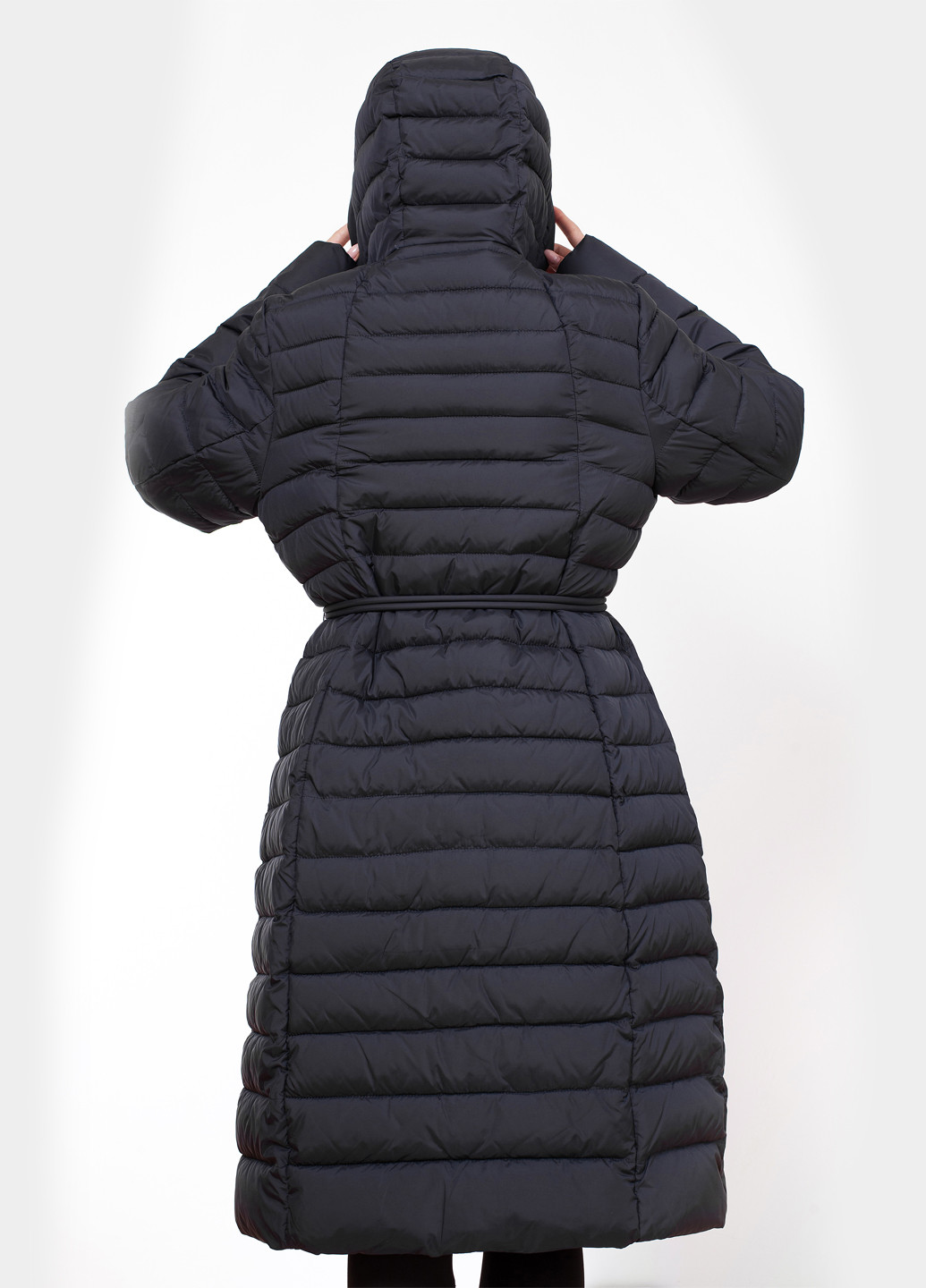 Темно-синя зимня куртка куртка-пальто Svidni